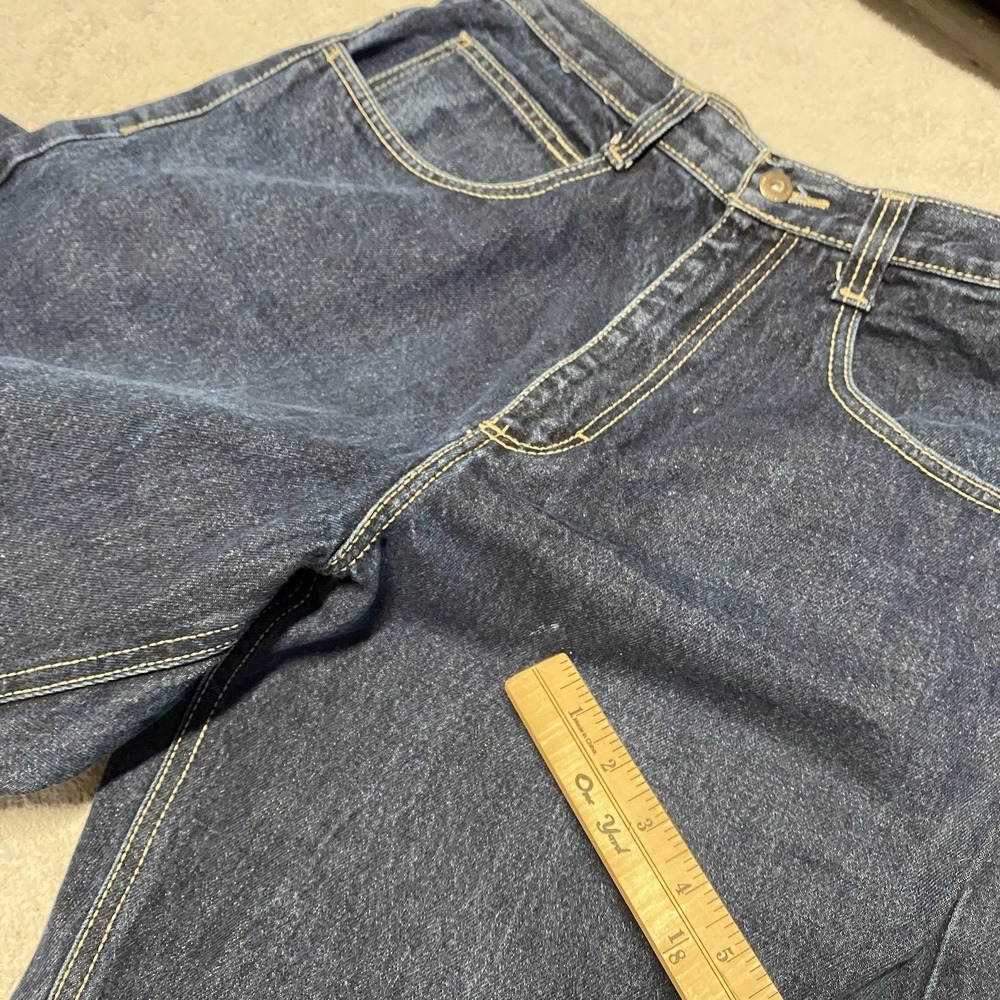 South Pole Jeans Mens 32x32 Blue Baggy Denim Y2K Skate‎ Grunge - Picture 10 of 11